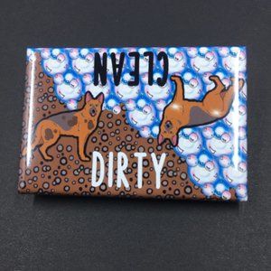 German Shepherd Dog Dishwasher Magnet Sign Decor